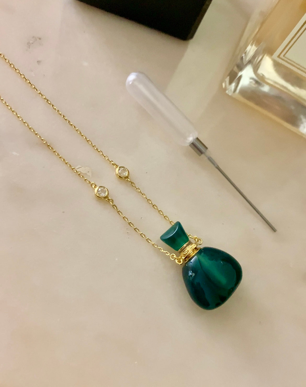 Green Agate Tola