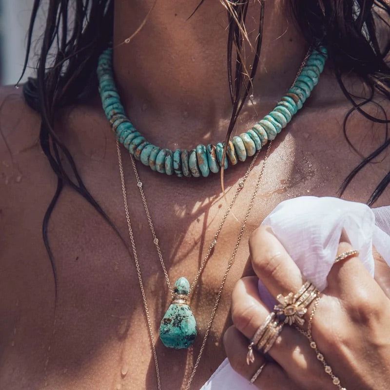 Starburst African Turquoise Tola