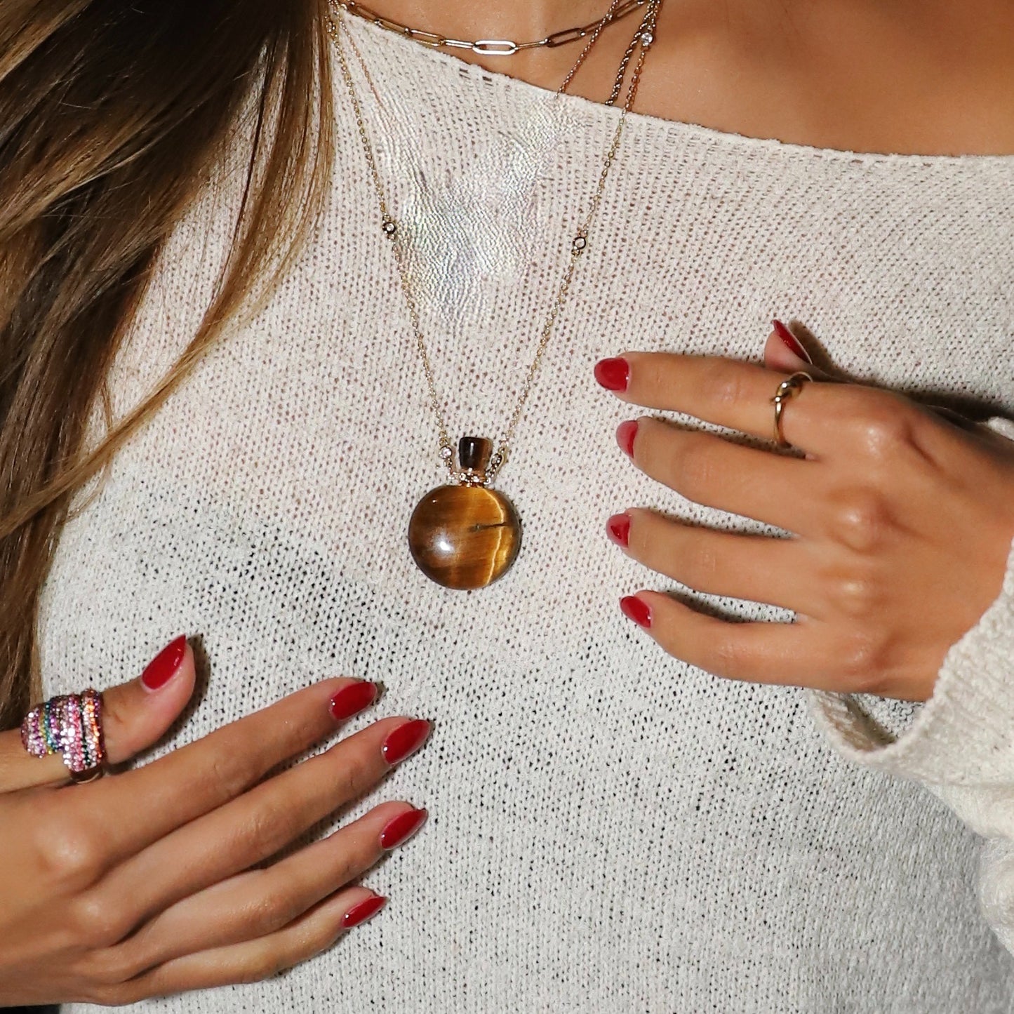 Tigers Eye Medium Tola